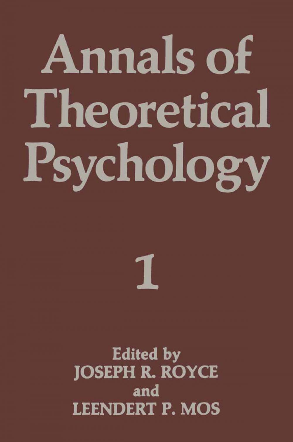 Big bigCover of Annals of Theoretical Psychology