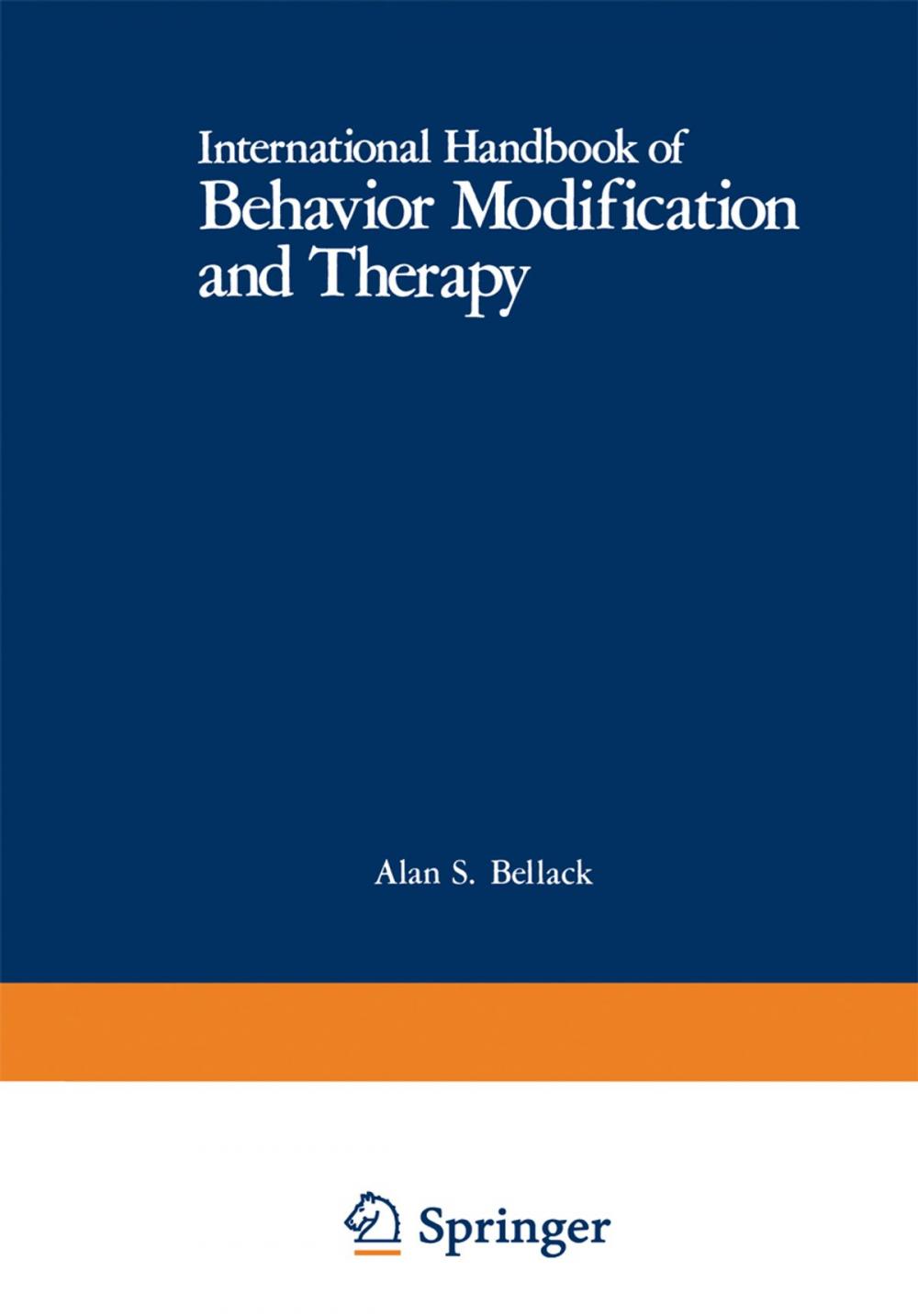 Big bigCover of International Handbook of Behavior Modification and Therapy