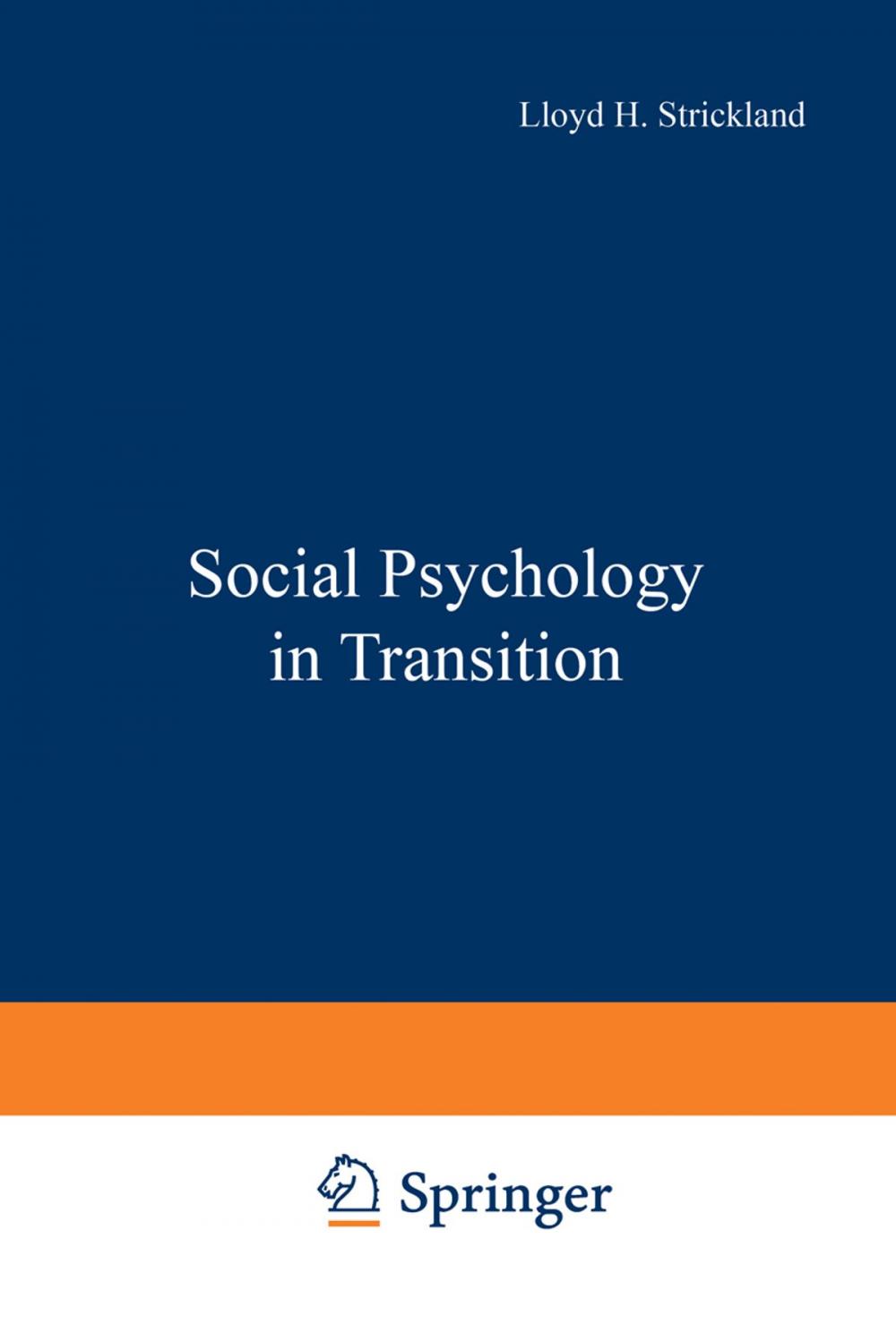 Big bigCover of Social Psychology in Transition