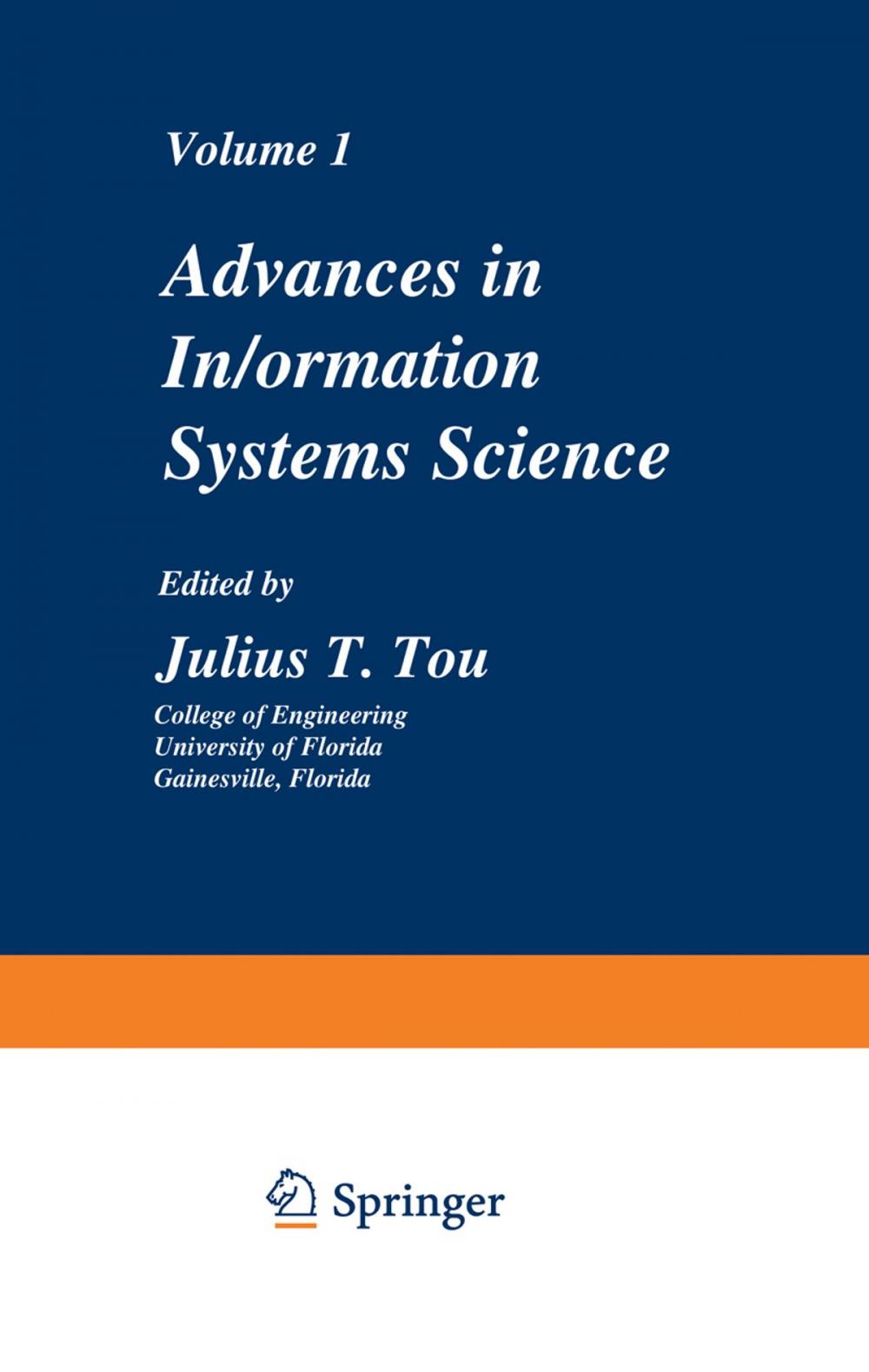 Big bigCover of Advances in Information Systems Science