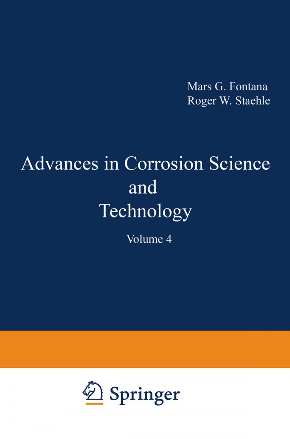 Big bigCover of Advances in Corrosion Science and Technology