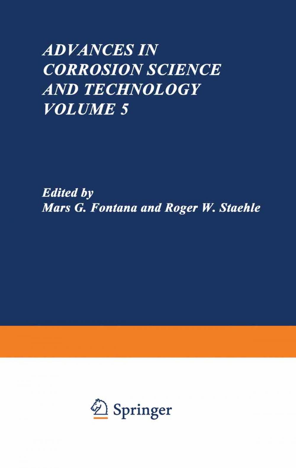 Big bigCover of Advances in Corrosion Science and Technology