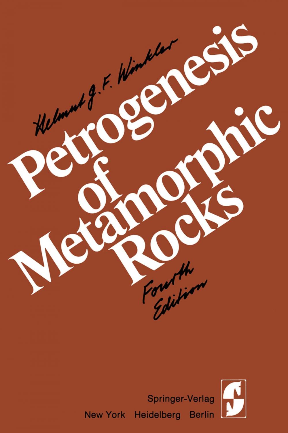 Big bigCover of Petrogenesis of Metamorphic Rocks