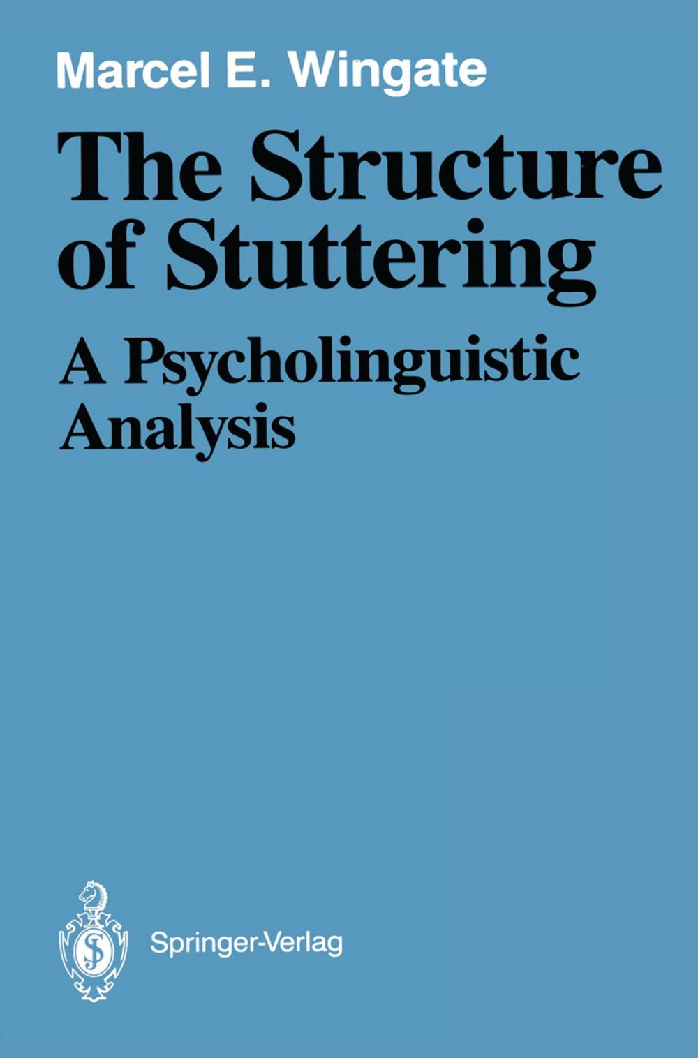 Big bigCover of The Structure of Stuttering