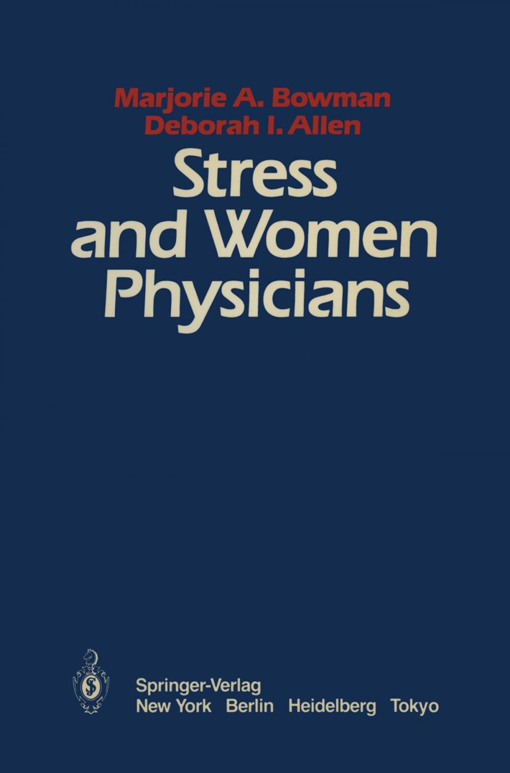 Big bigCover of Stress and Women Physicians