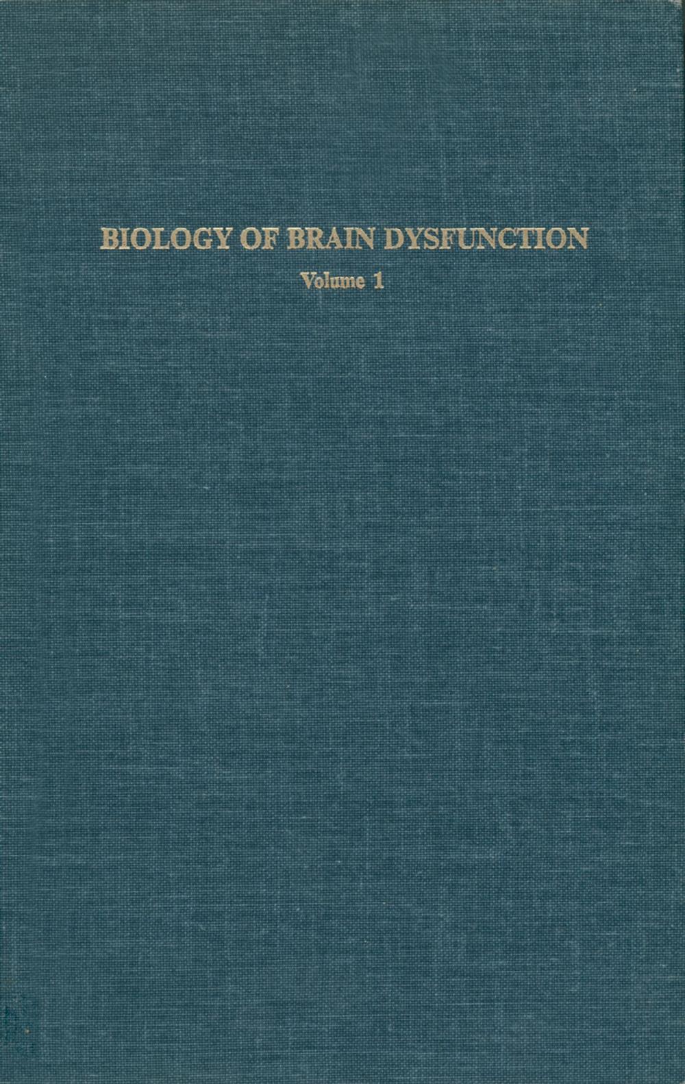 Big bigCover of Biology of Brain Dysfunction