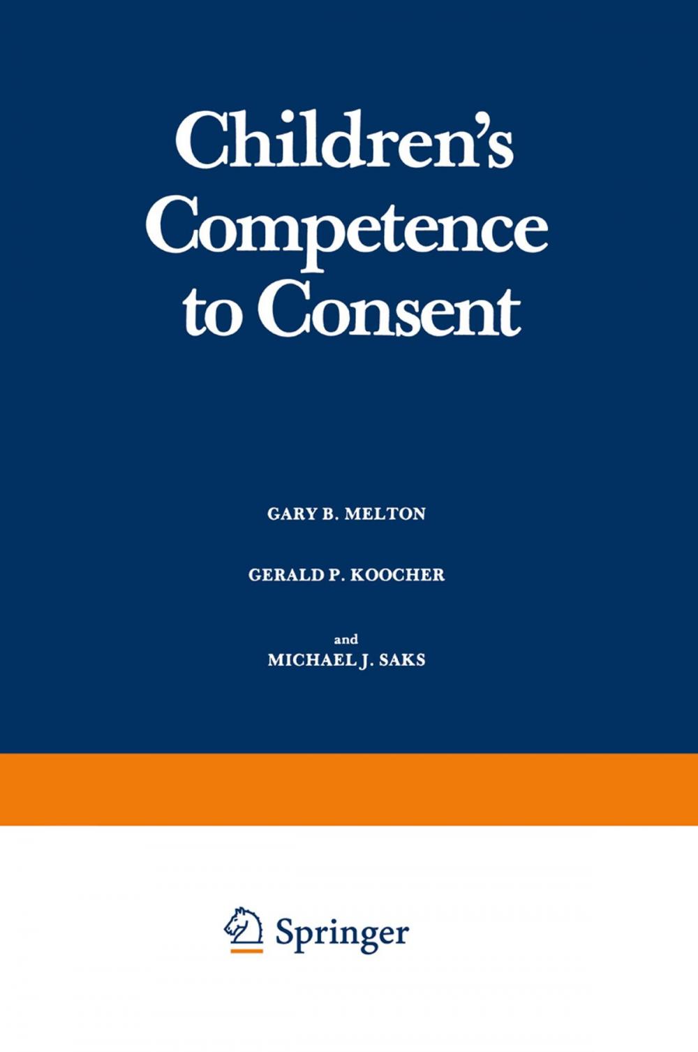 Big bigCover of Children’s Competence to Consent