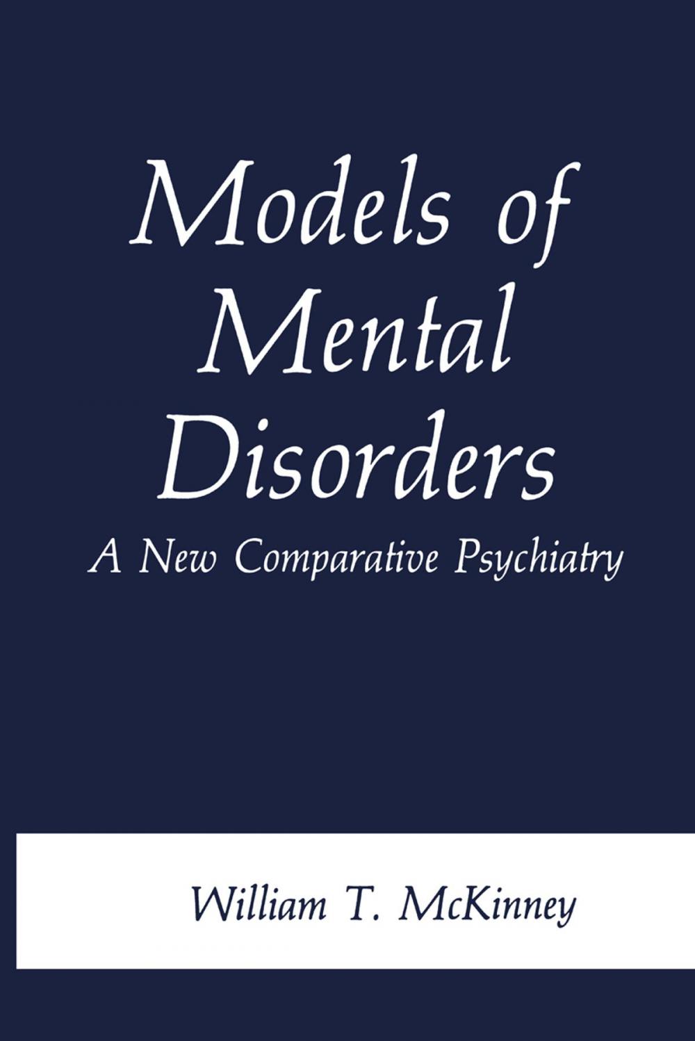 Big bigCover of Models of Mental Disorders