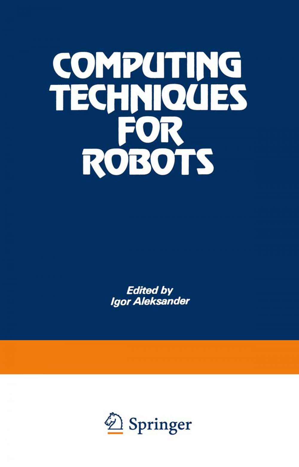 Big bigCover of Computing Techniques for Robots