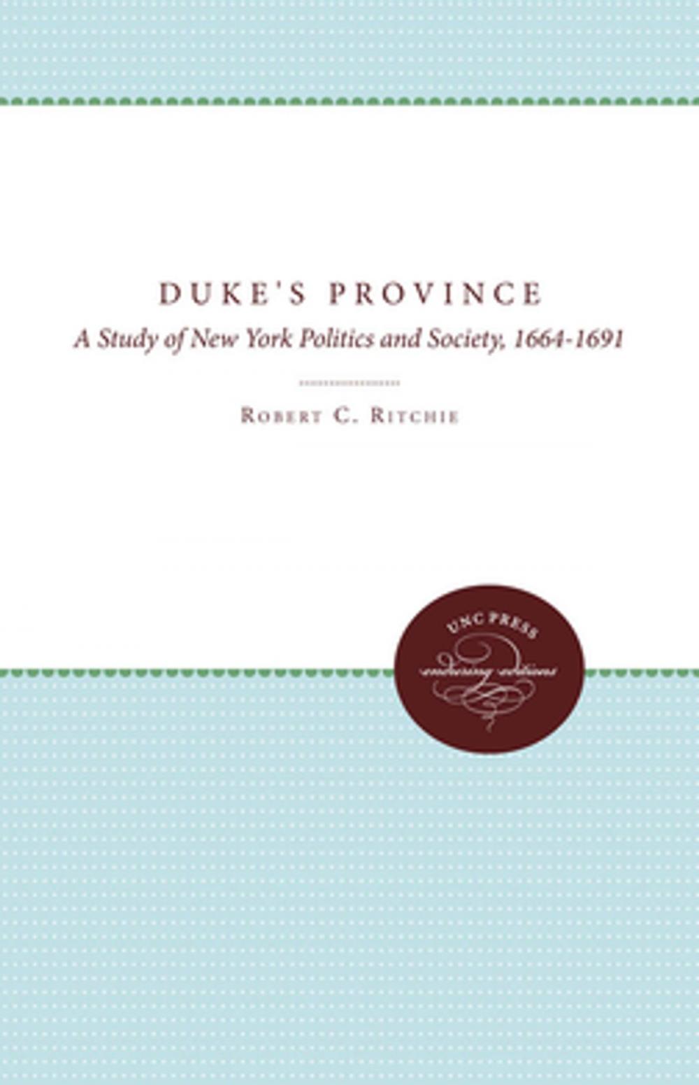 Big bigCover of The Duke's Province