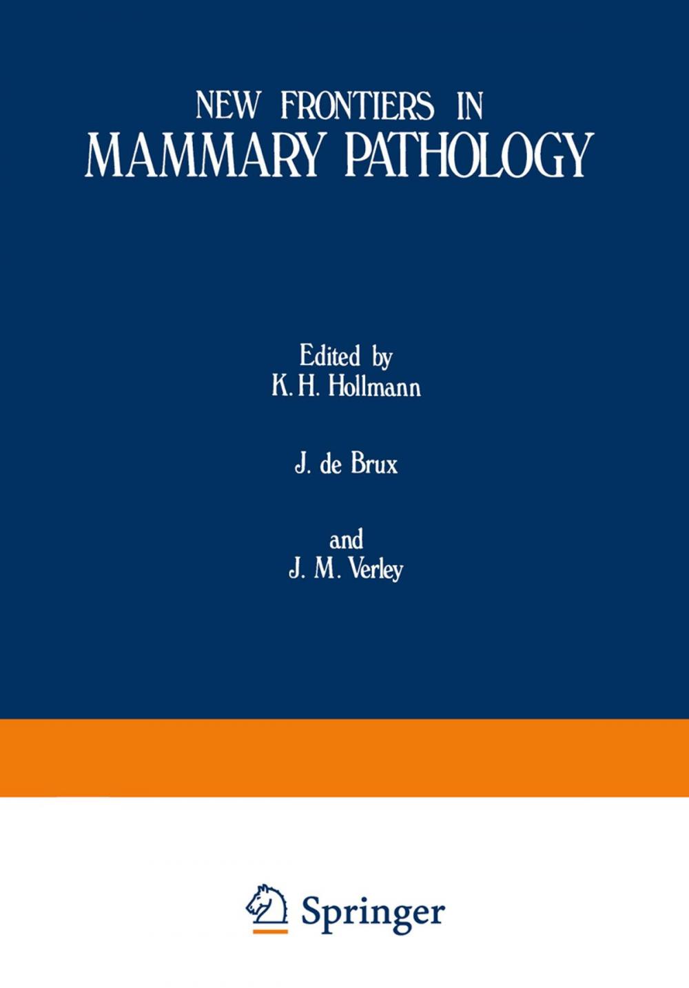 Big bigCover of New Frontiers in Mammary Pathology