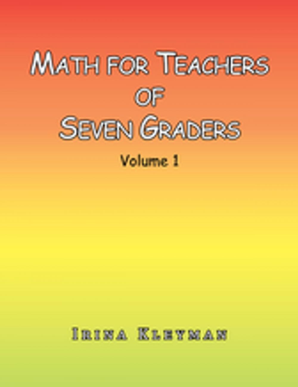 Big bigCover of Math for Teachers of Seven Graders