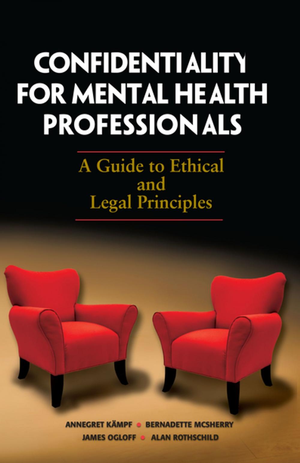 Big bigCover of Confidentiality for Mental Health Professionals