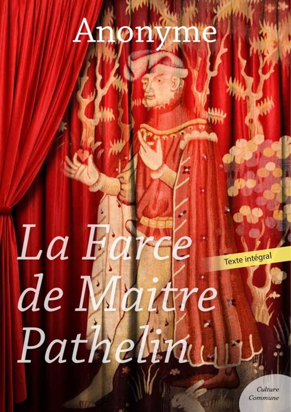 Big bigCover of La Farce de maître Pathelin