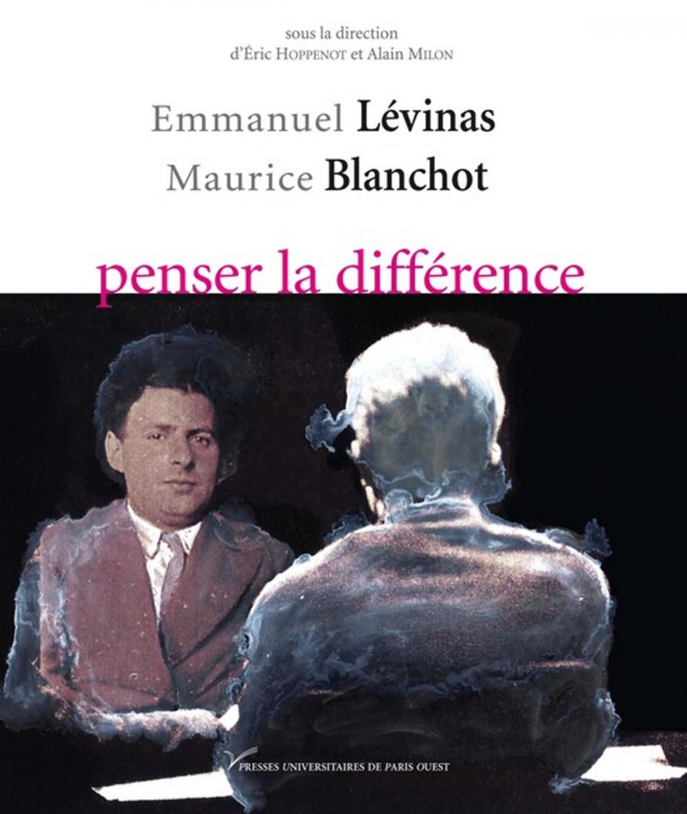 Big bigCover of Emmanuel Lévinas-Maurice Blanchot, penser la différence