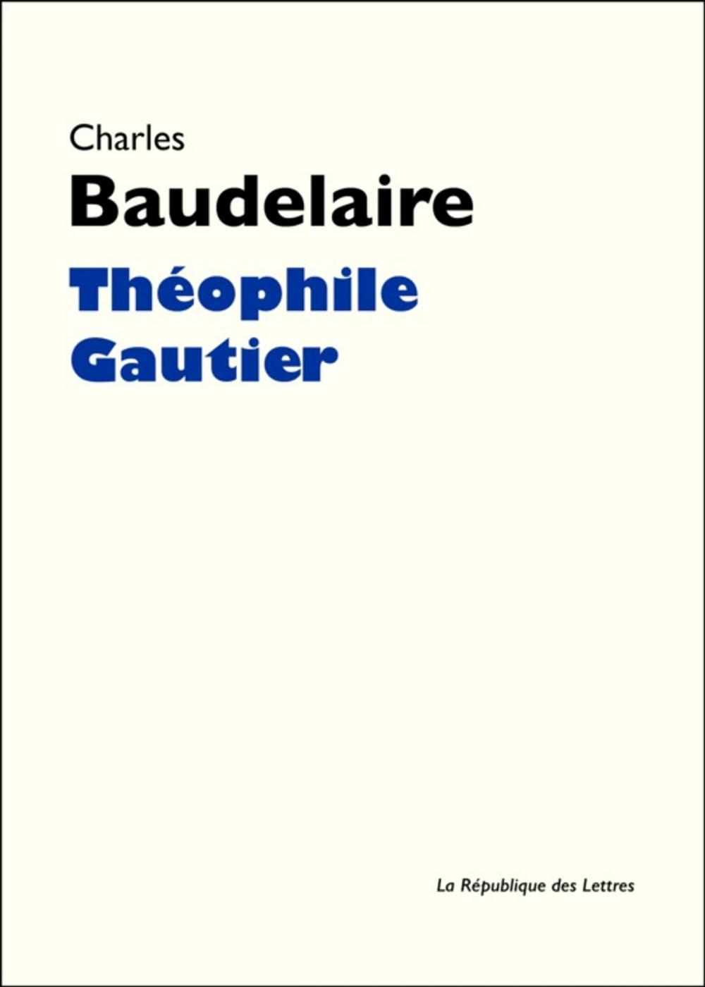 Big bigCover of Théophile Gautier