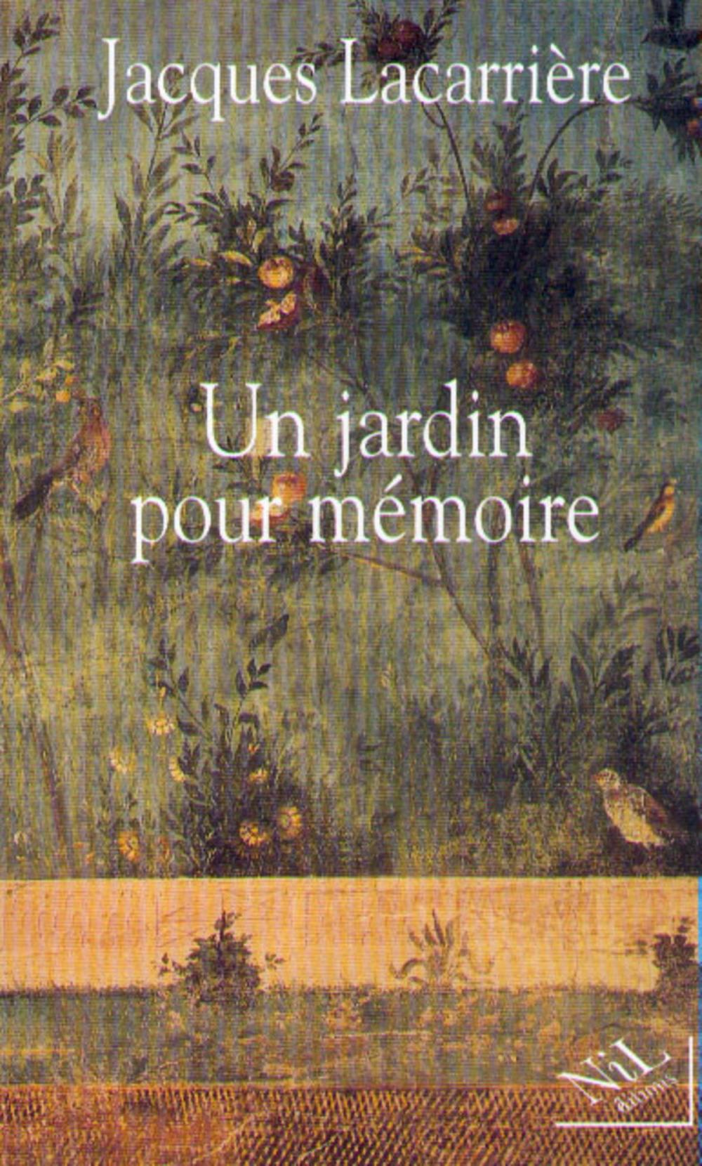 Big bigCover of Un jardin pour mémoire