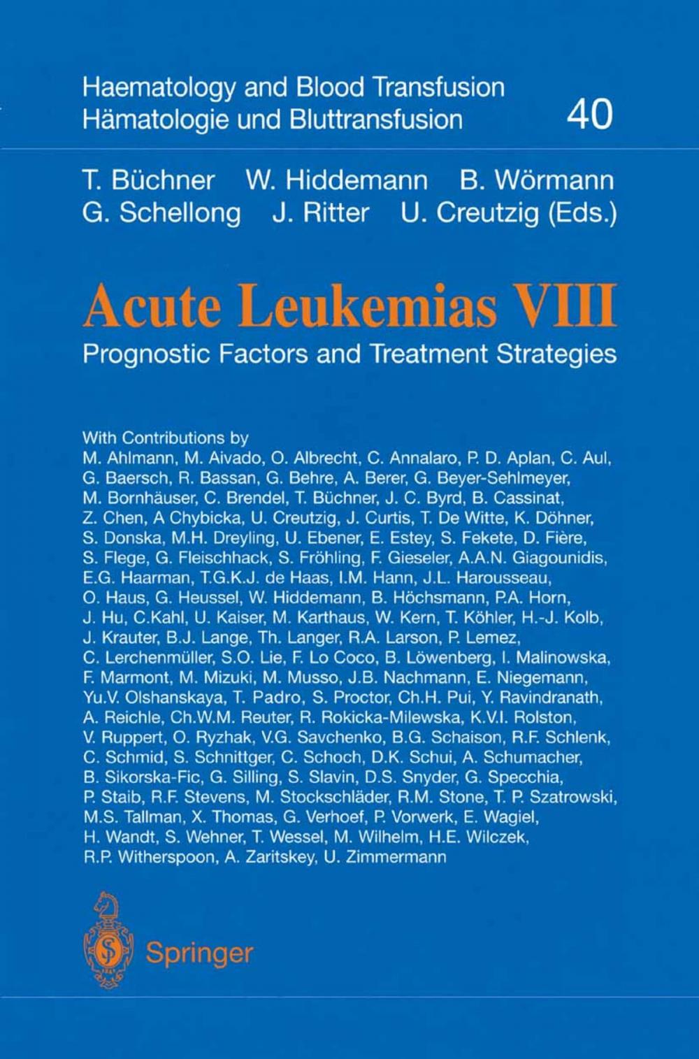 Big bigCover of Acute Leukemias VIII