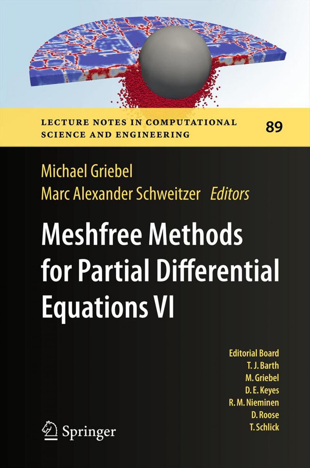 Big bigCover of Meshfree Methods for Partial Differential Equations VI