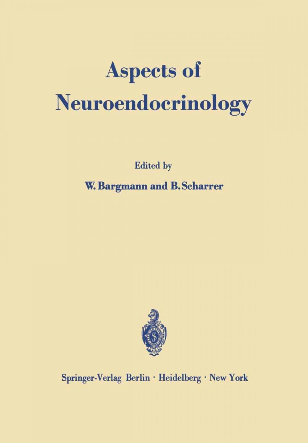 Big bigCover of Aspects of Neuroendocrinology