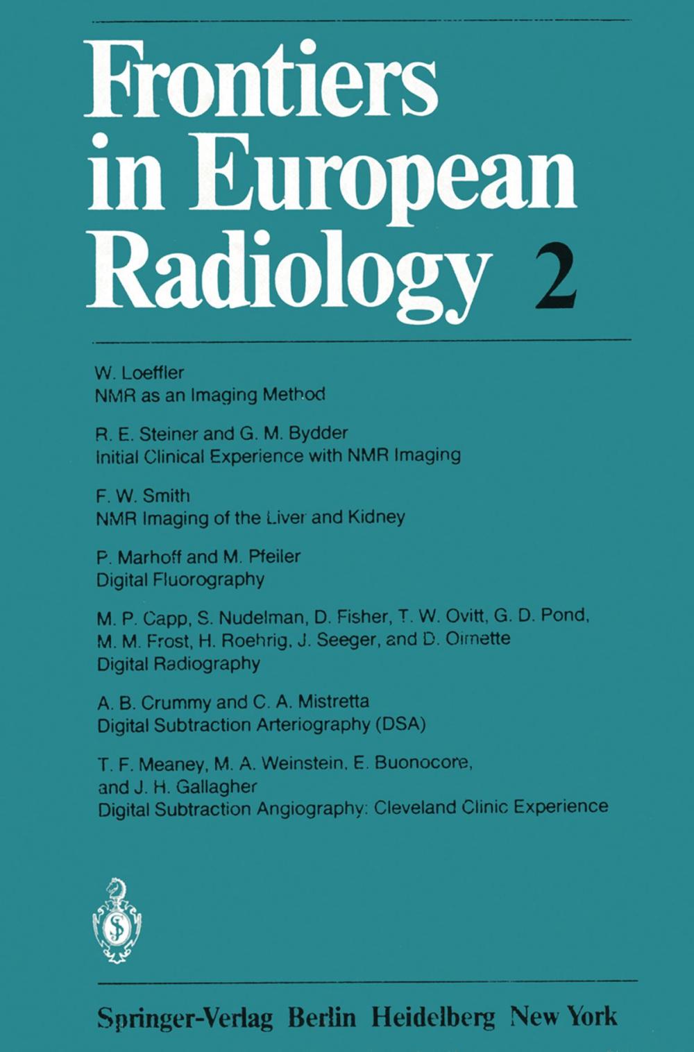 Big bigCover of Frontiers in European Radiology