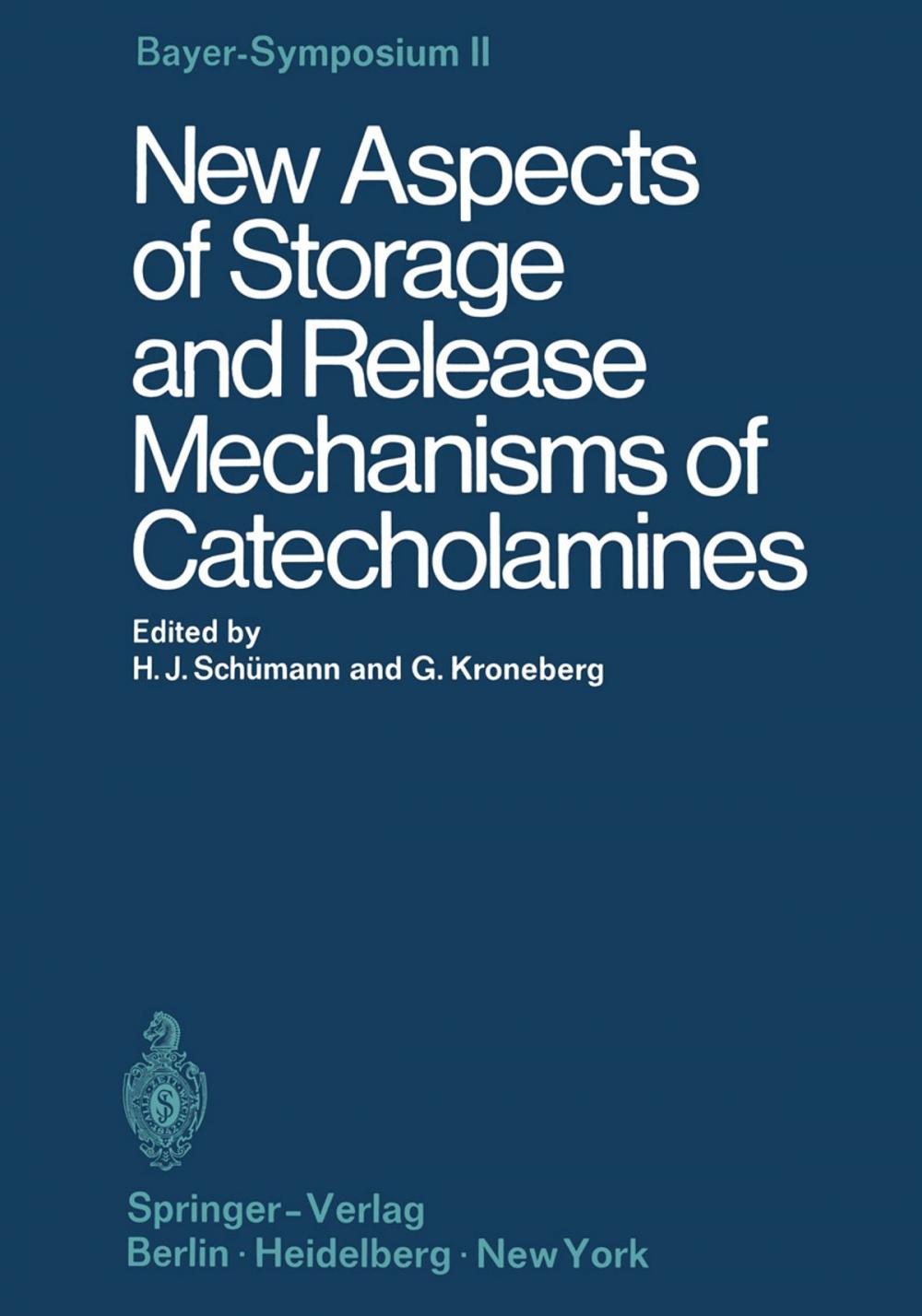 Big bigCover of New Aspects of Storage and Release Mechanisms of Catecholamines