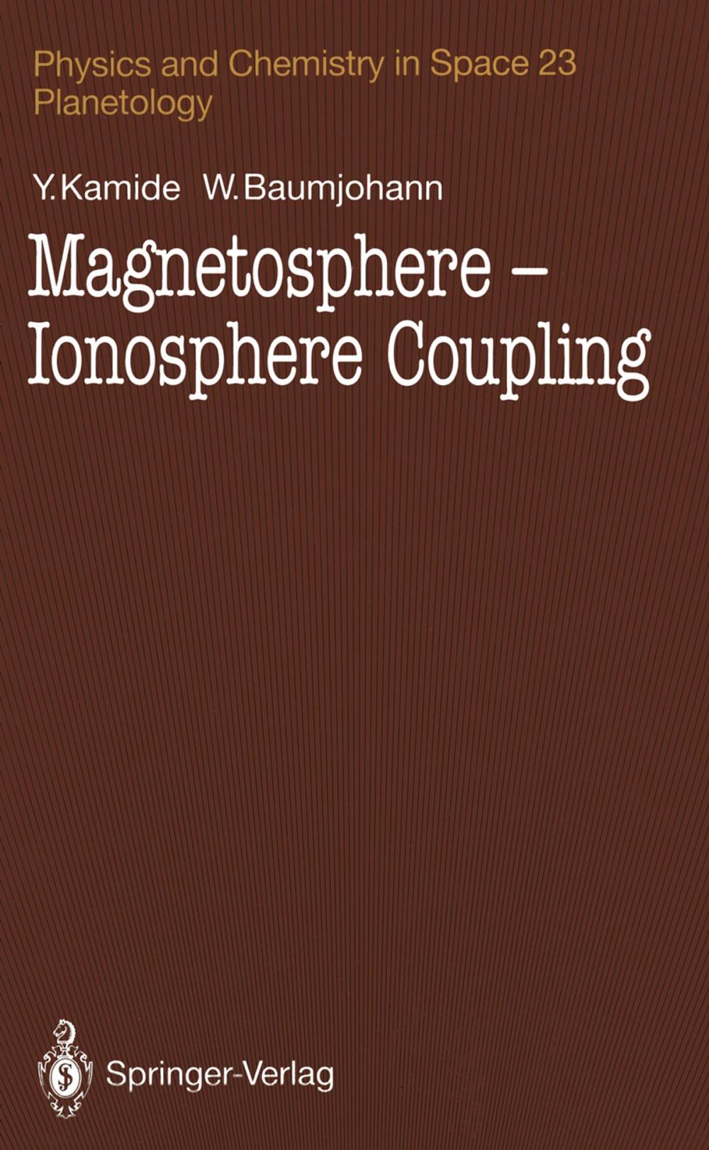 Big bigCover of Magnetosphere-Ionosphere Coupling