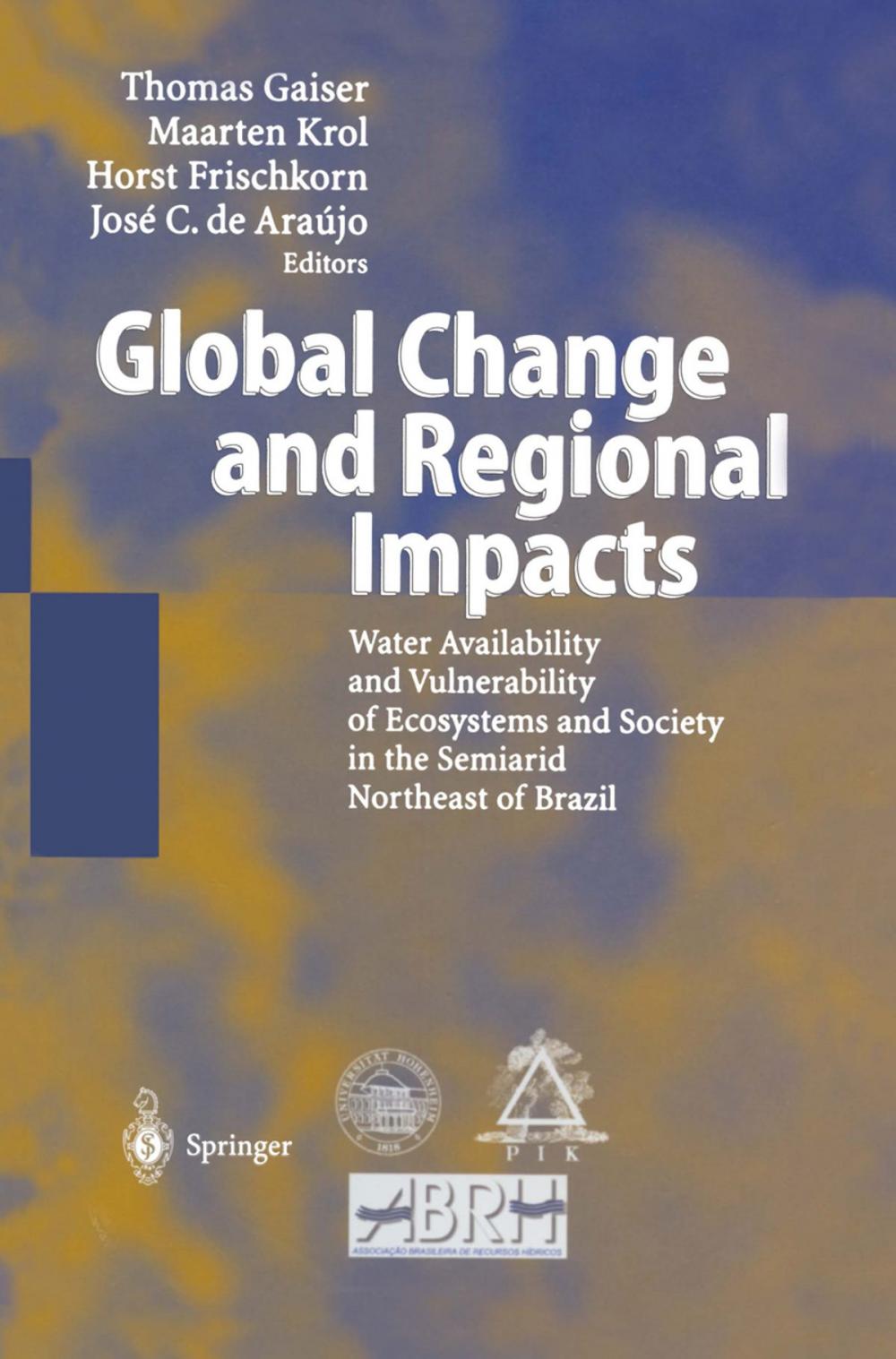 Big bigCover of Global Change and Regional Impacts