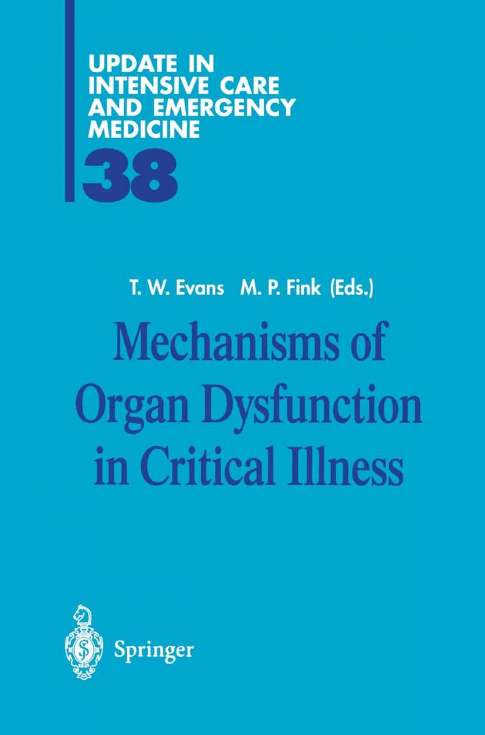 Big bigCover of Mechanisms of Organ Dysfunction in Critical Illness