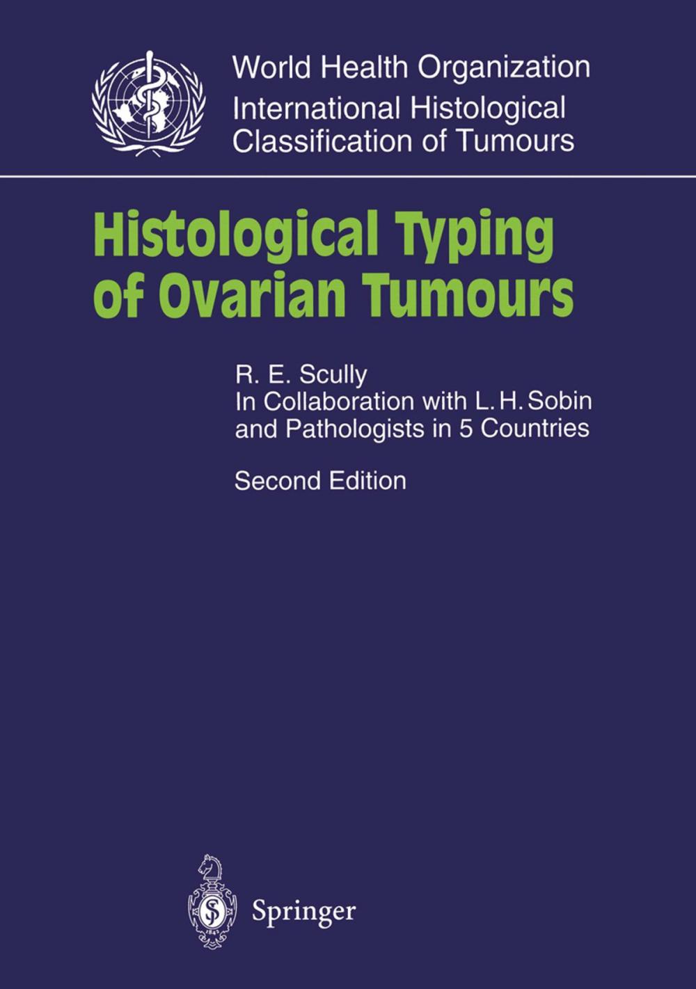 Big bigCover of Histological Typing of Ovarian Tumours