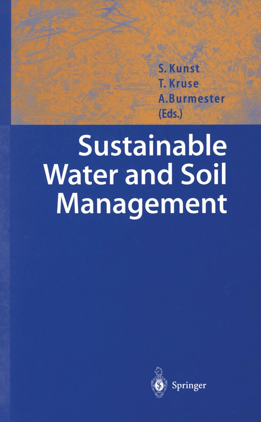 Big bigCover of Sustainable Water and Soil Management