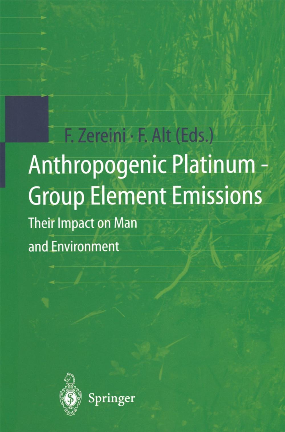 Big bigCover of Anthropogenic Platinum-Group Element Emissions