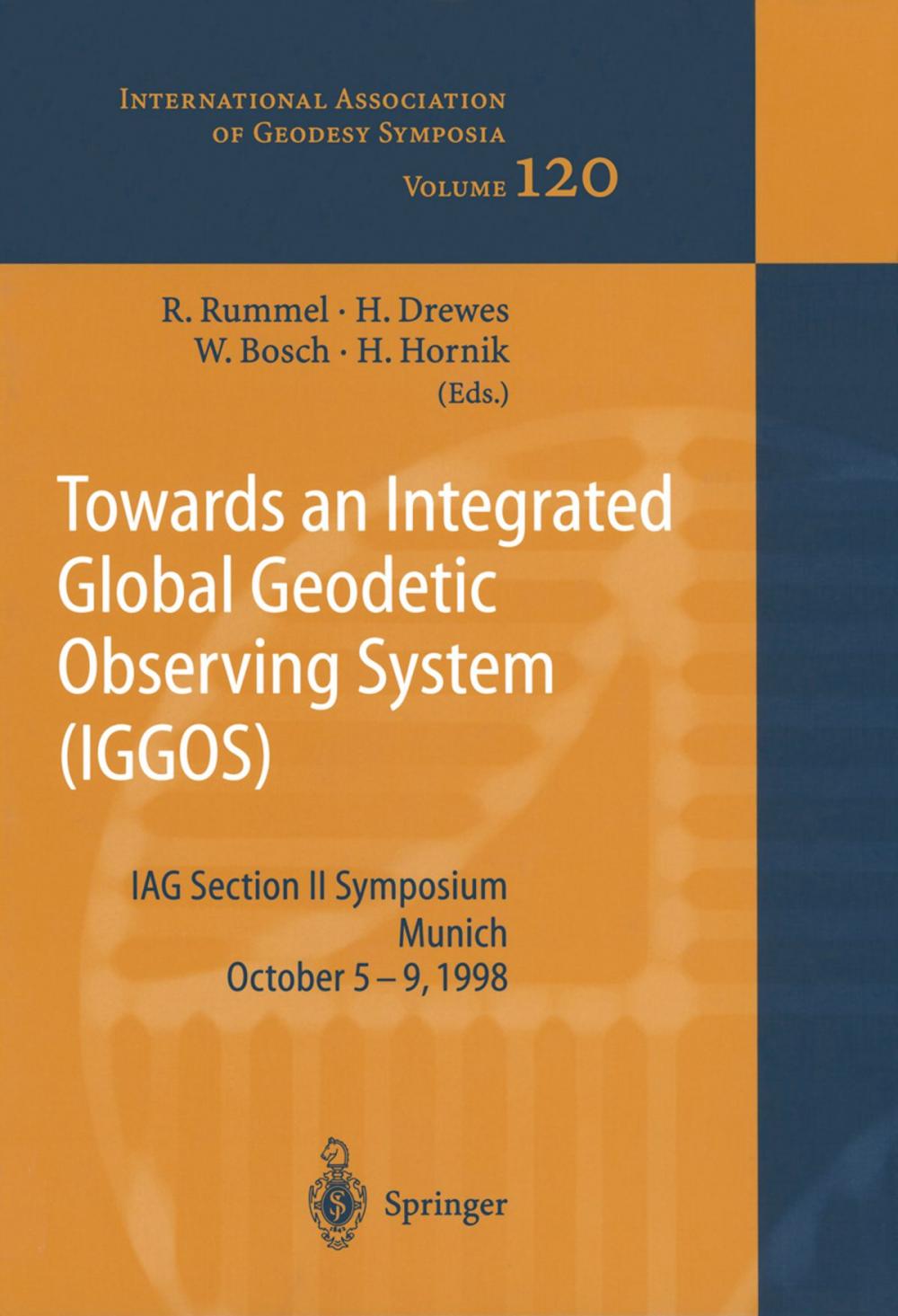 Big bigCover of Towards an Integrated Global Geodetic Observing System (IGGOS)