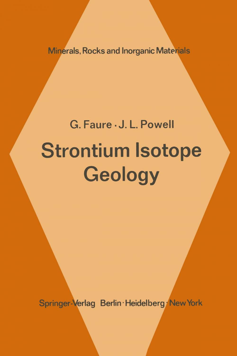 Big bigCover of Strontium Isotope Geology