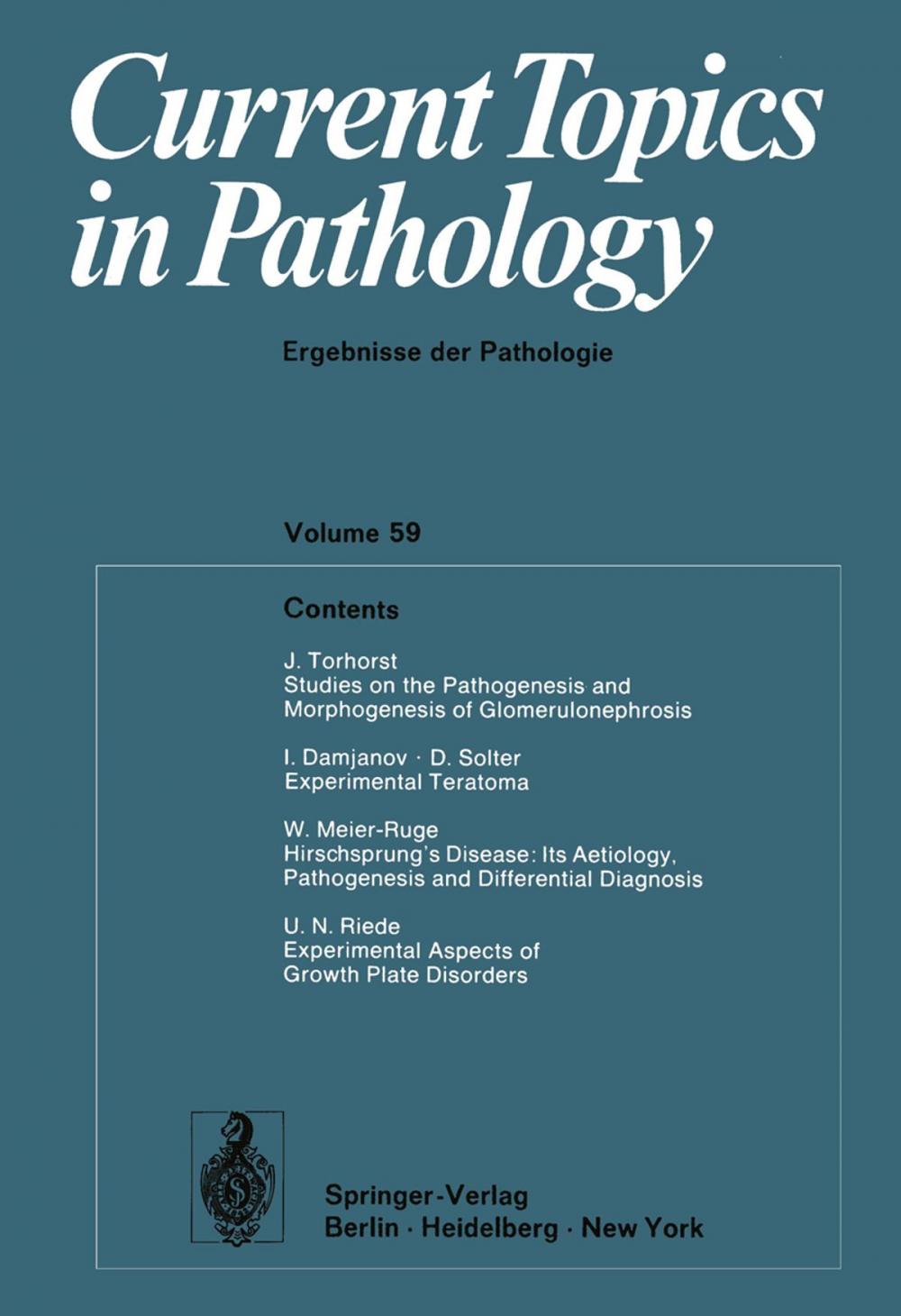 Big bigCover of Current Topics in Pathology