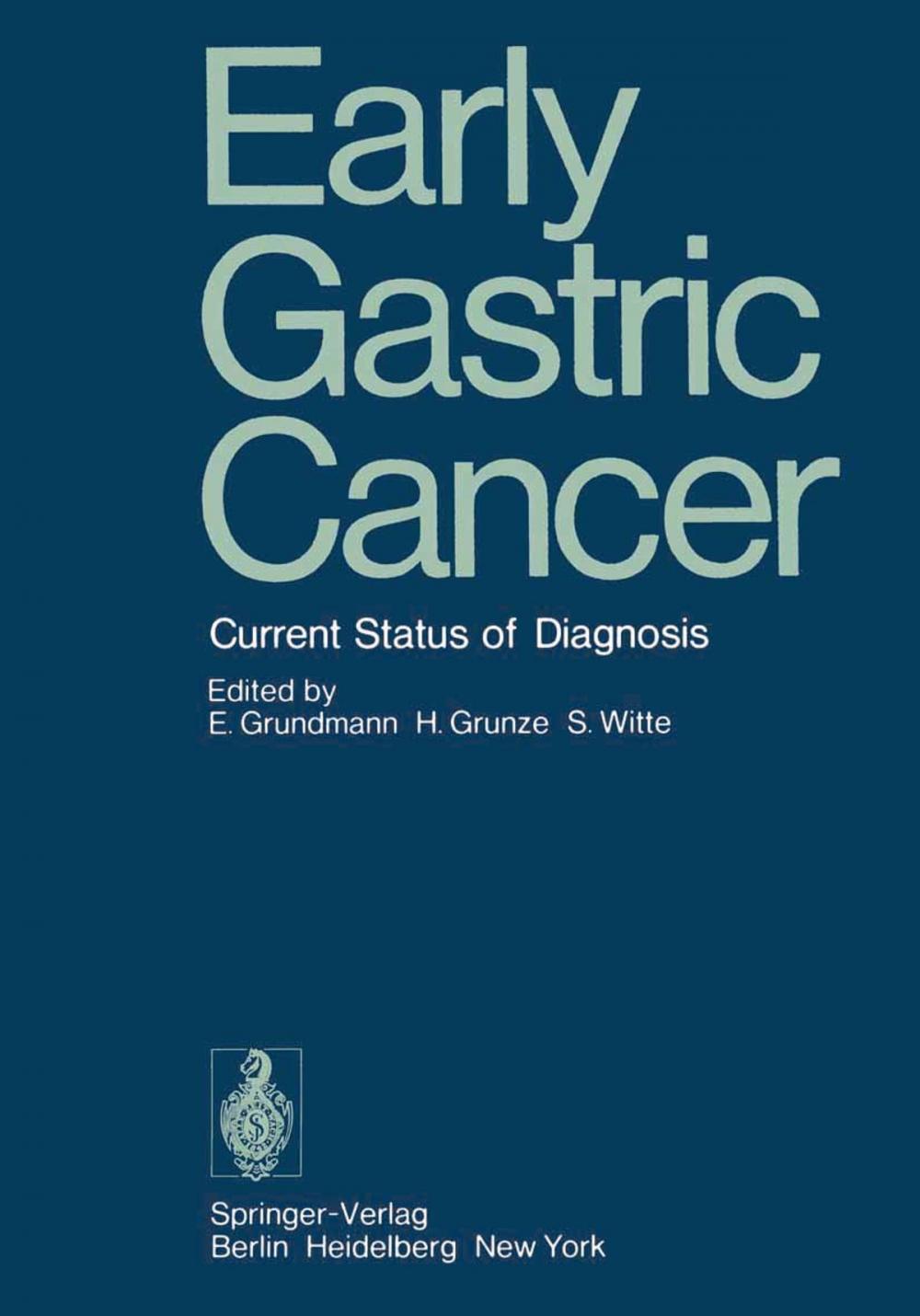 Big bigCover of Early Gastric Cancer