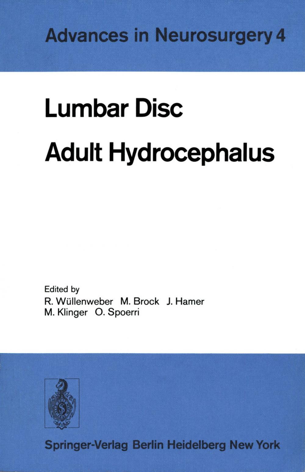 Big bigCover of Lumbar Disc Adult Hydrocephalus