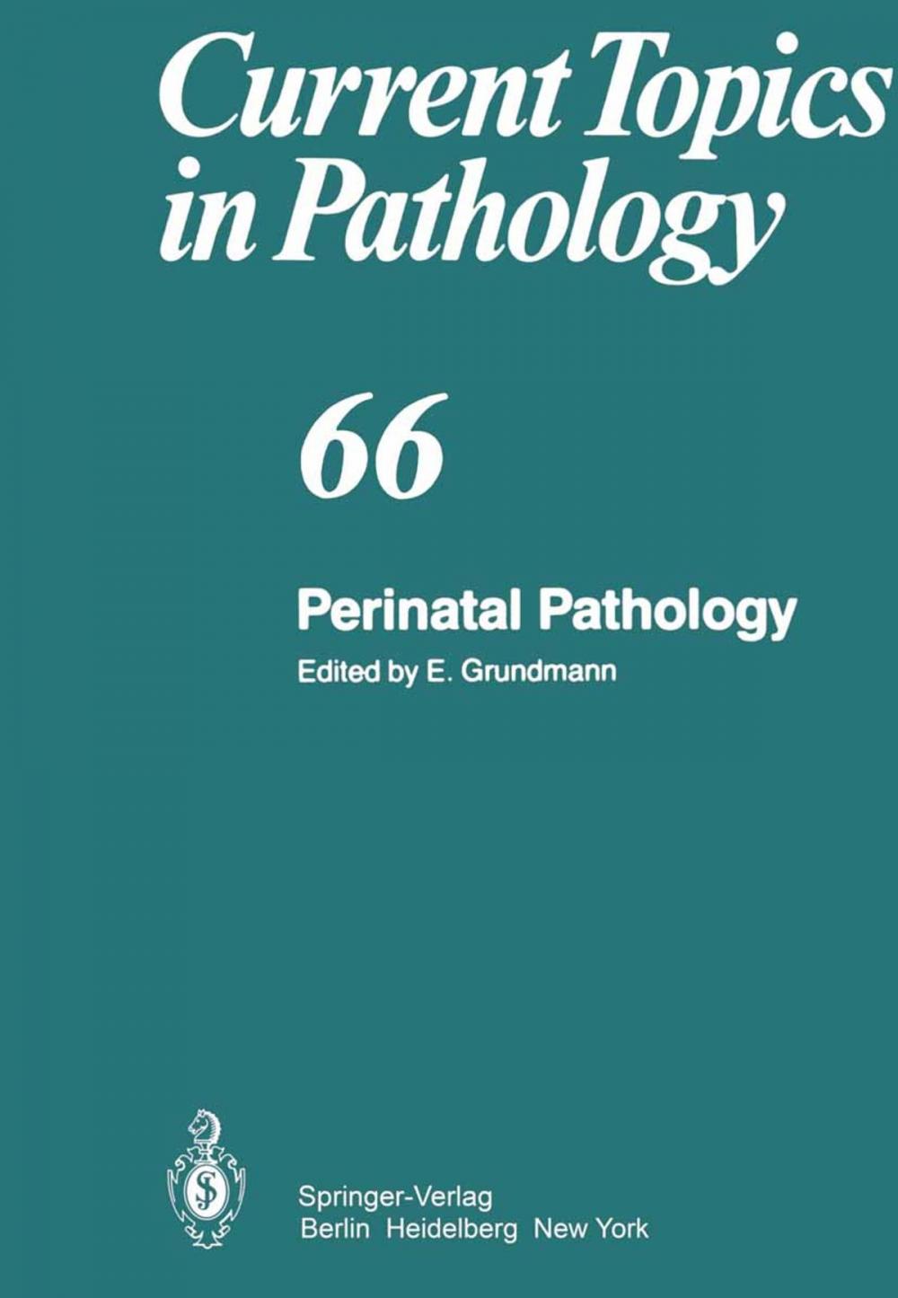 Big bigCover of Perinatal Pathology