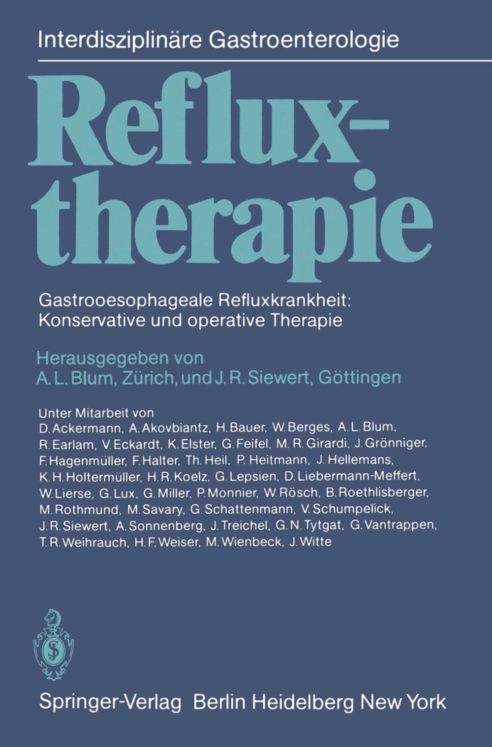 Big bigCover of Refluxtherapie