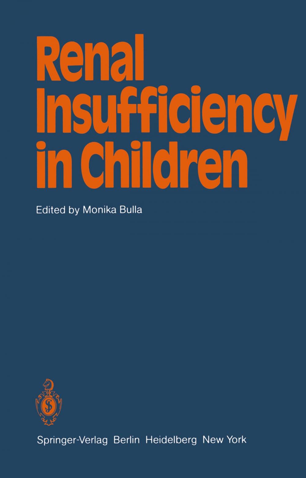 Big bigCover of Renal Insufficiency in Children