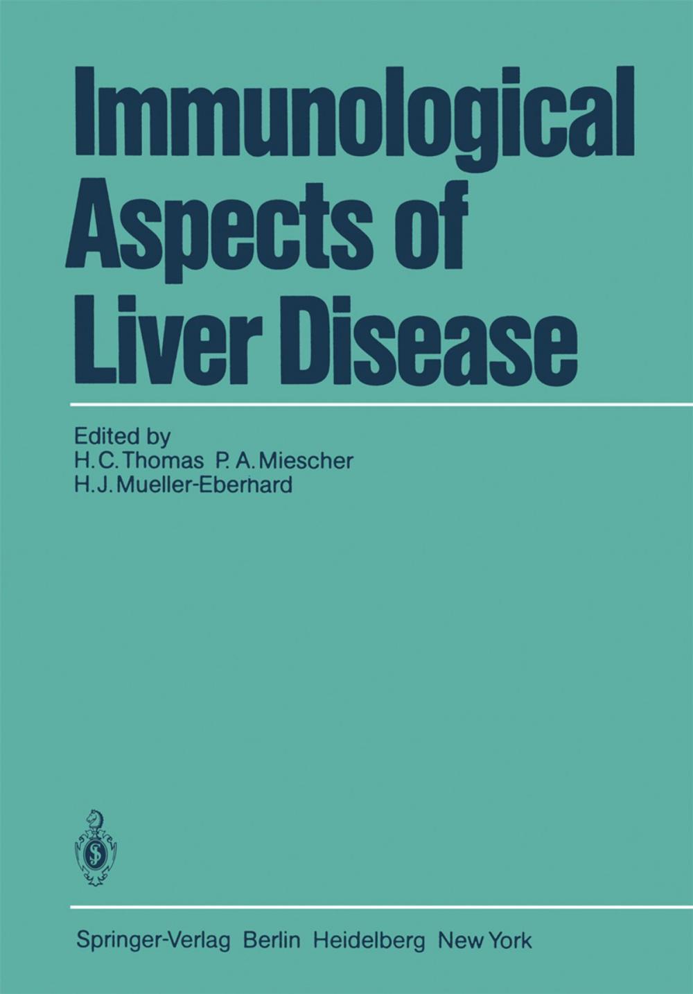 Big bigCover of Immunological Aspects of Liver Disease