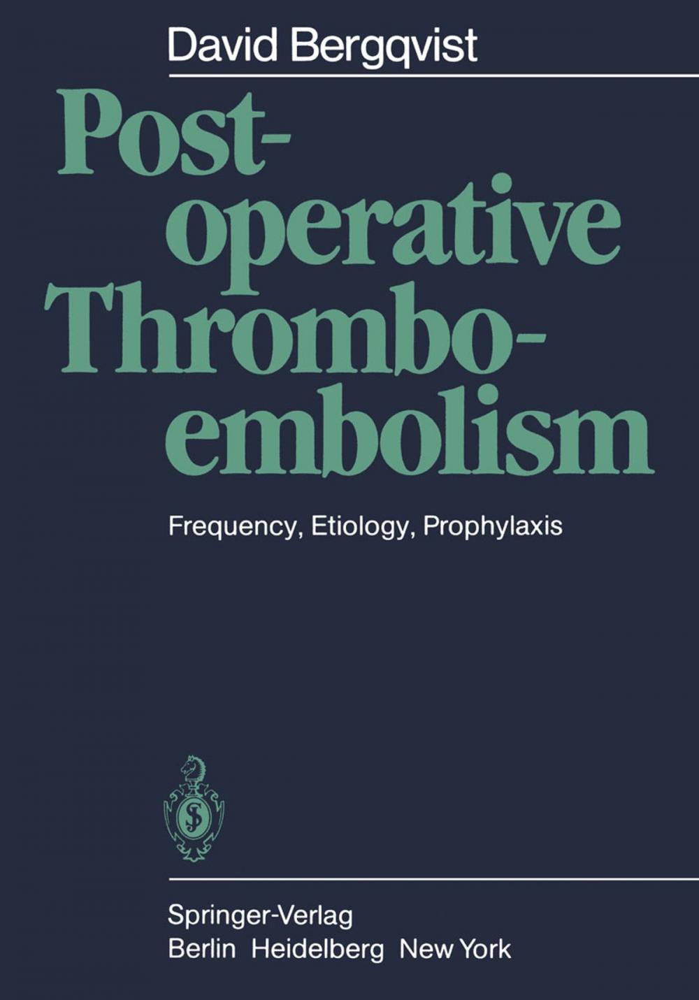 Big bigCover of Postoperative Thromboembolism