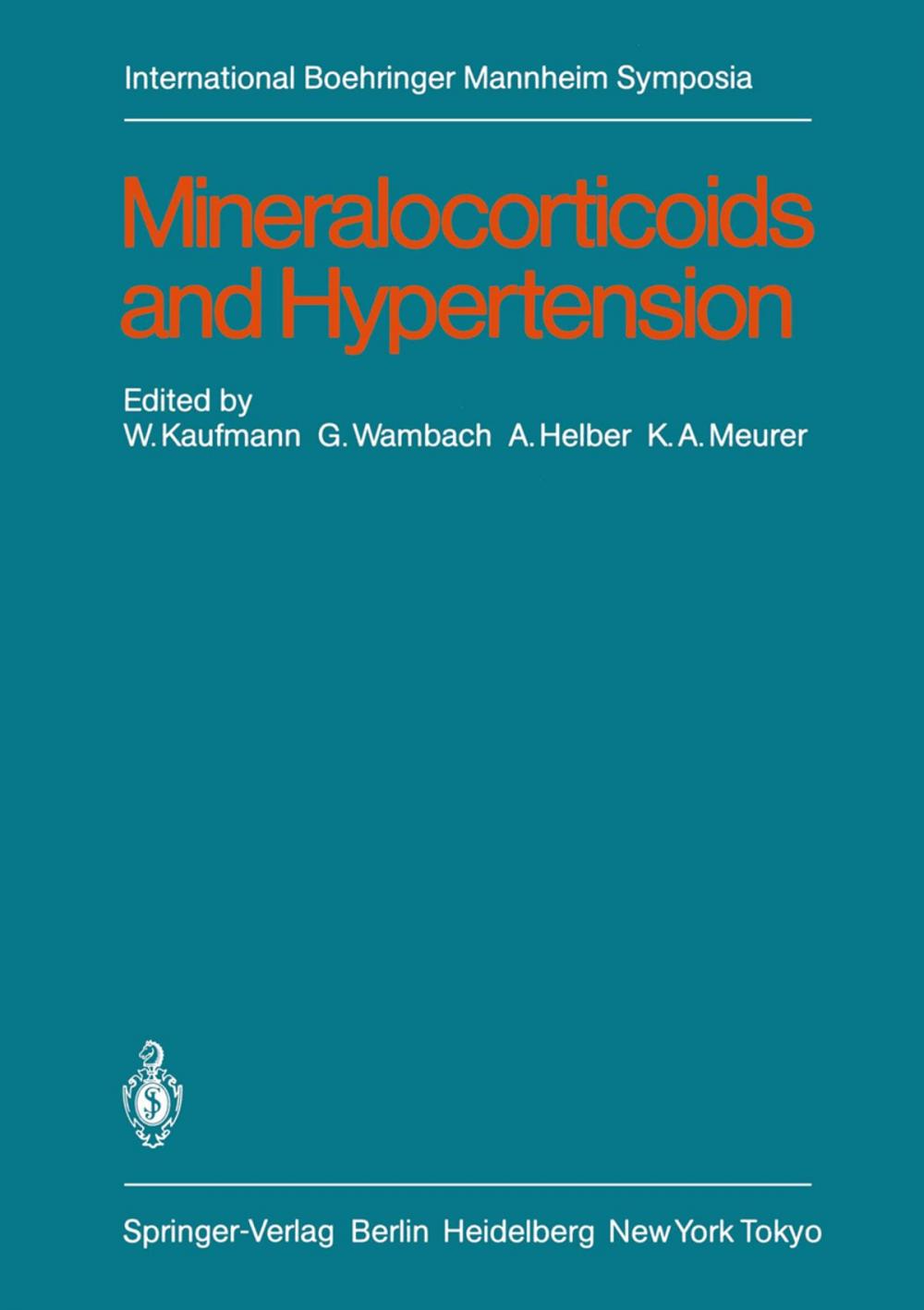 Big bigCover of Mineralocorticoids and Hypertension