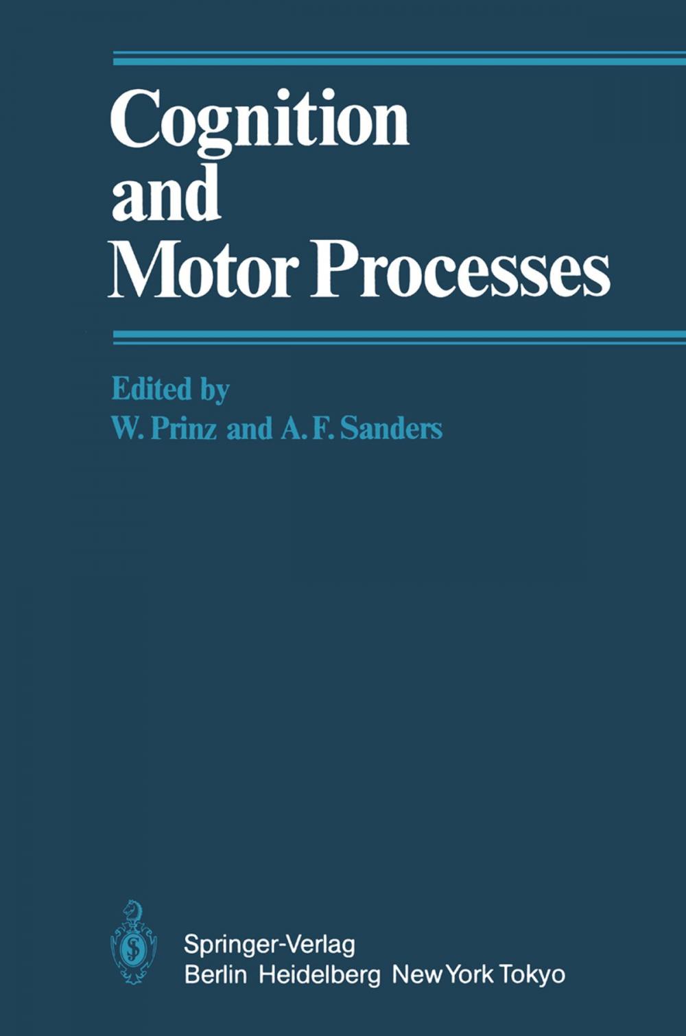 Big bigCover of Cognition and Motor Processes