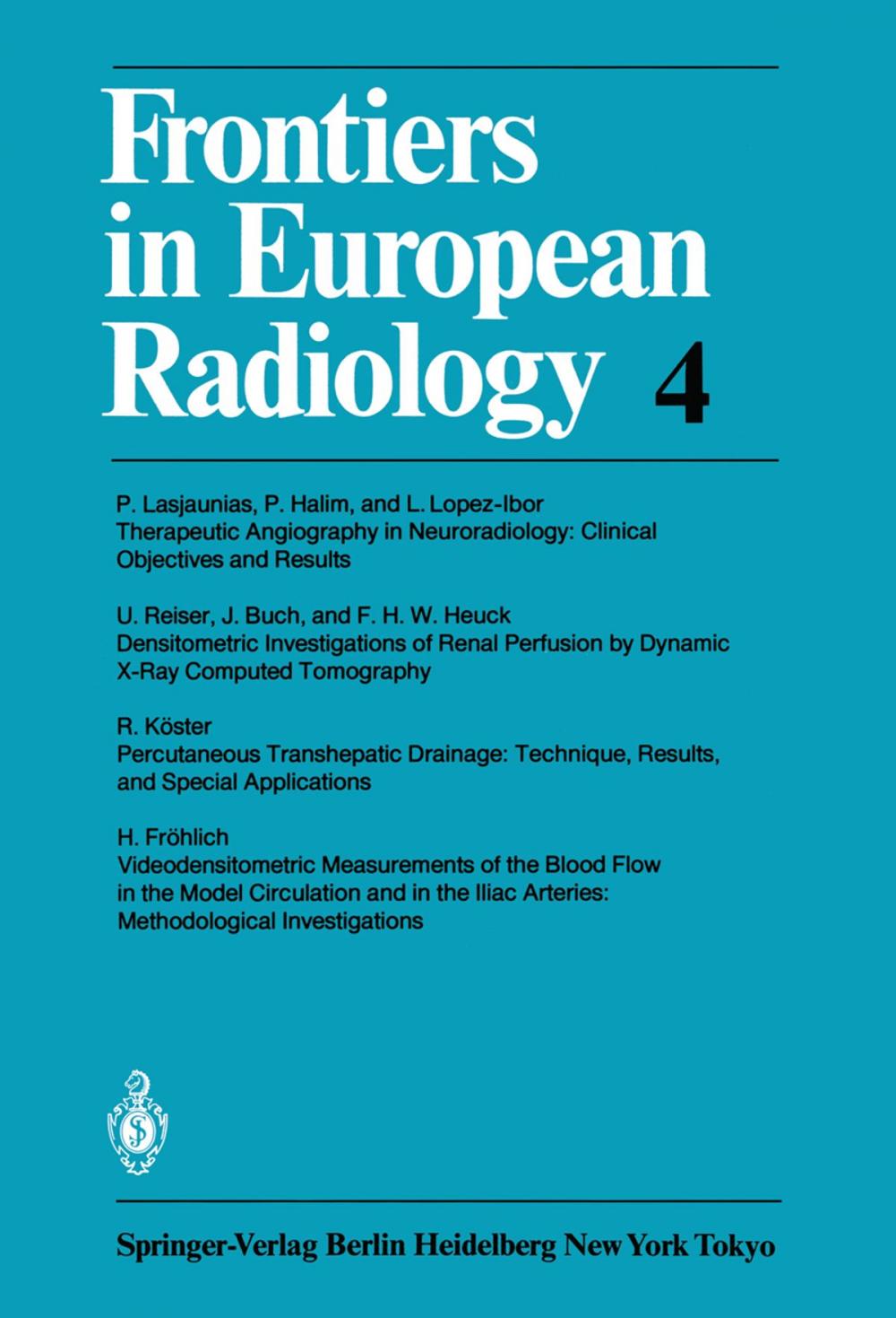 Big bigCover of Frontiers in European Radiology