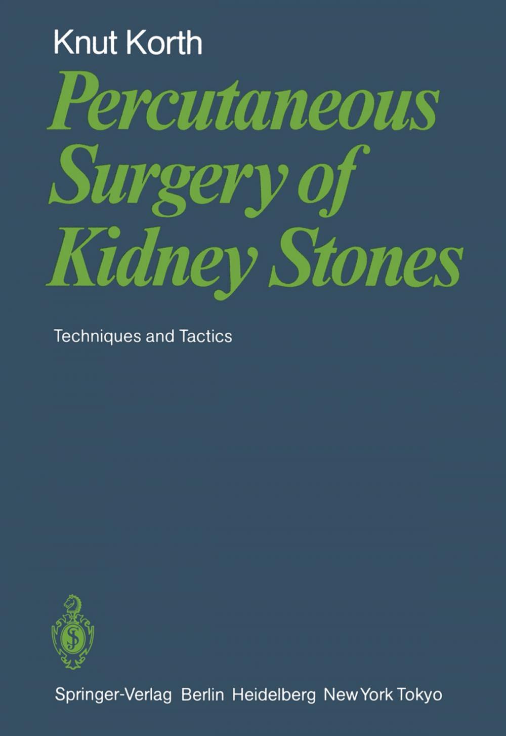 Big bigCover of Percutaneous Surgery of Kidney Stones