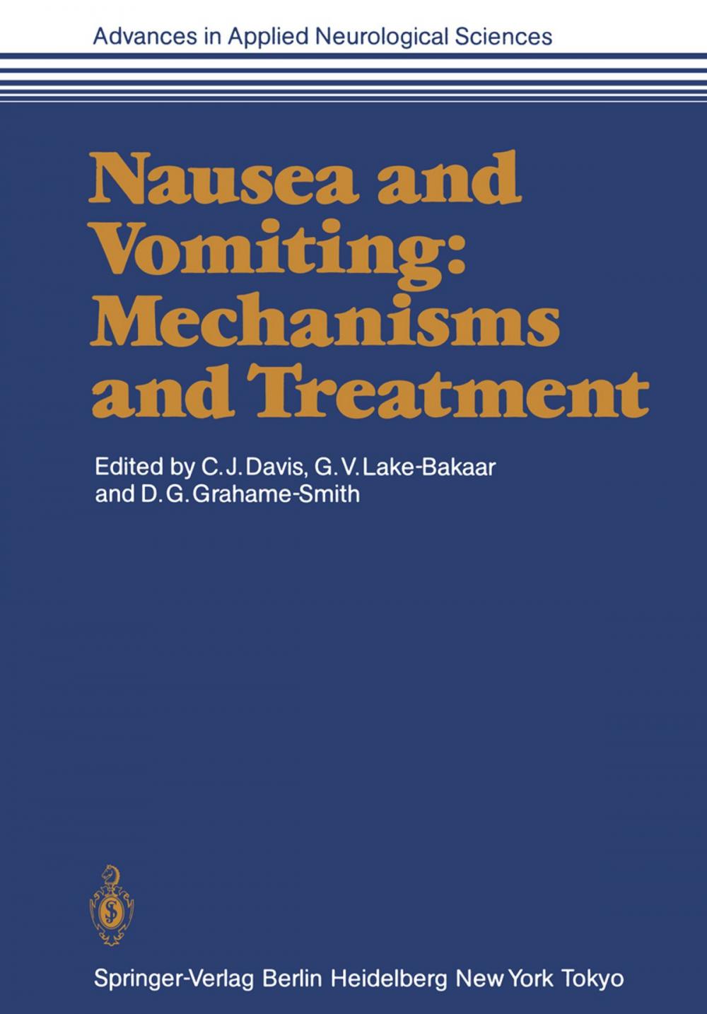 Big bigCover of Nausea and Vomiting: Mechanisms and Treatment