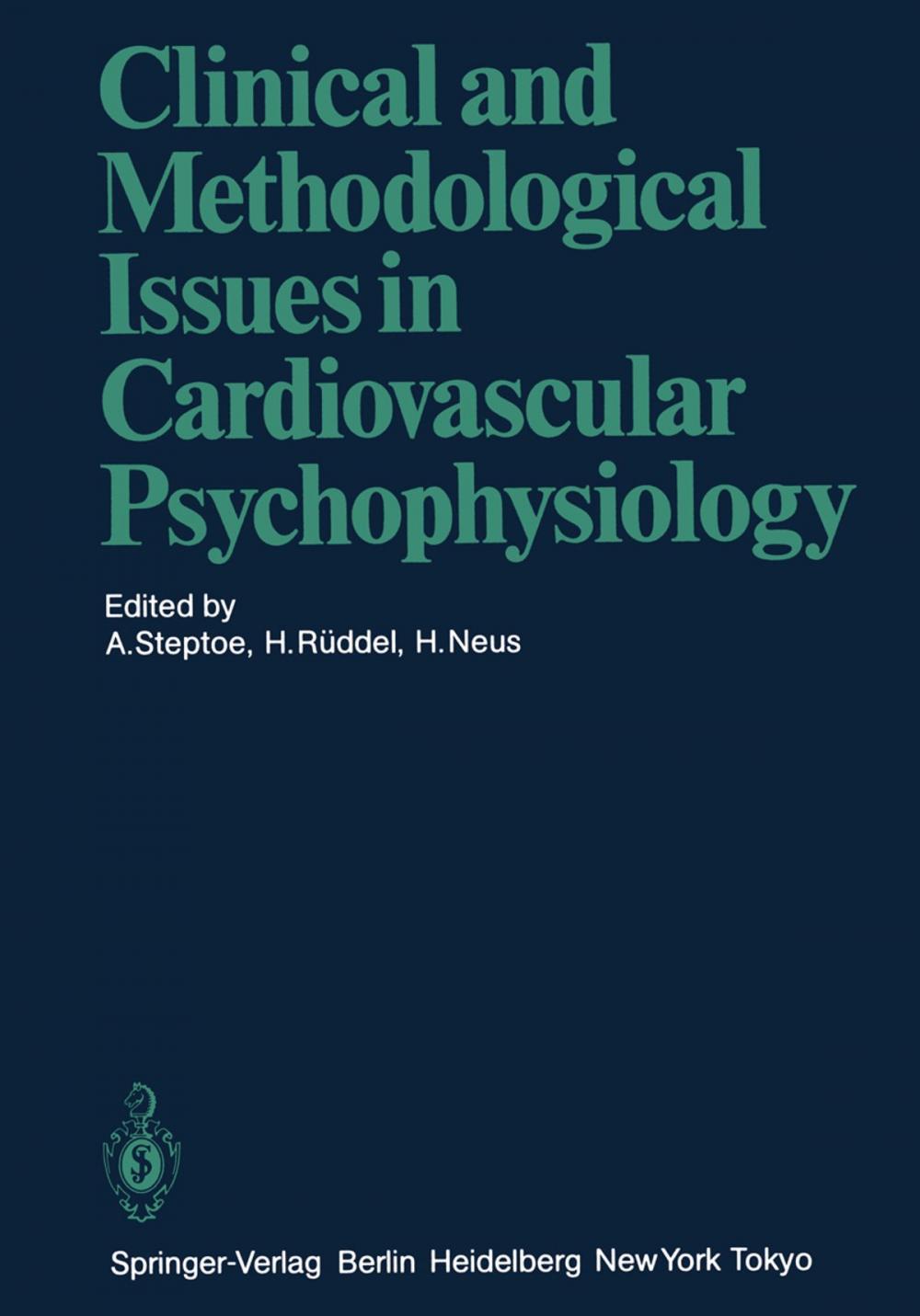 Big bigCover of Clinical and Methodological Issues in Cardiovascular Psychophysiology