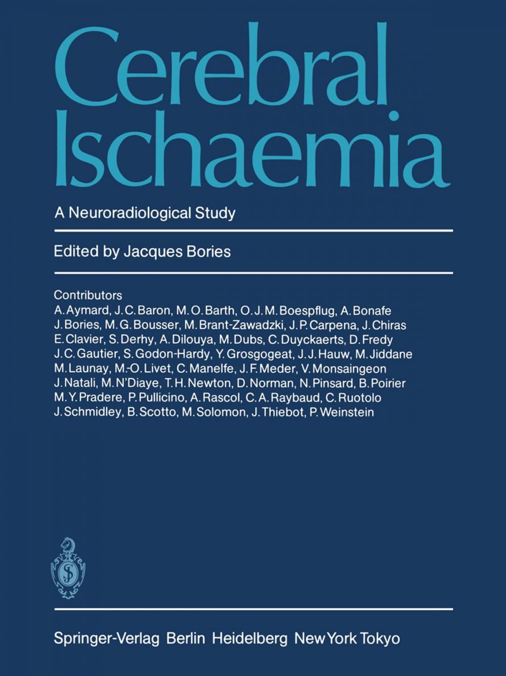 Big bigCover of Cerebral Ischaemia