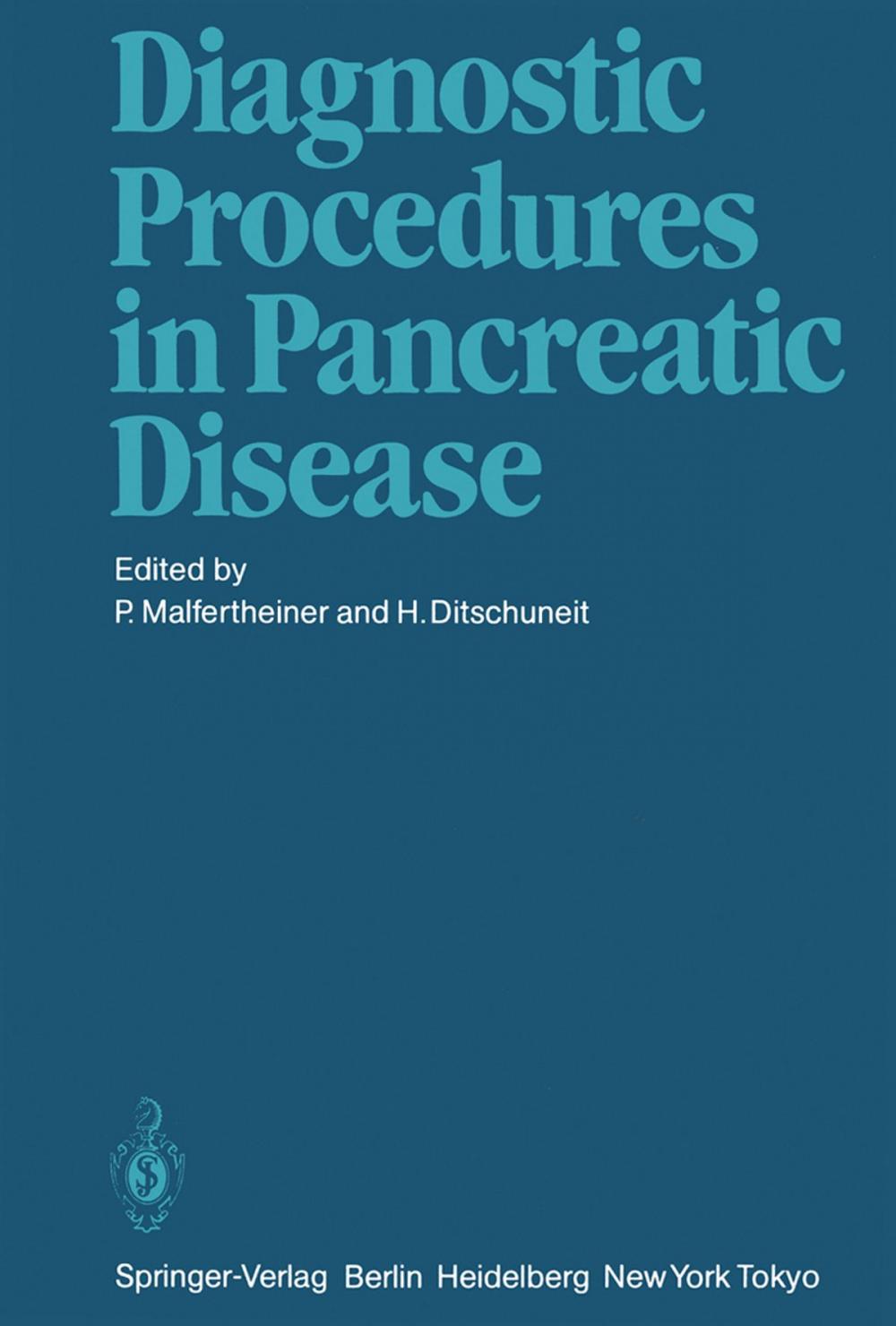 Big bigCover of Diagnostic Procedures in Pancreatic Disease